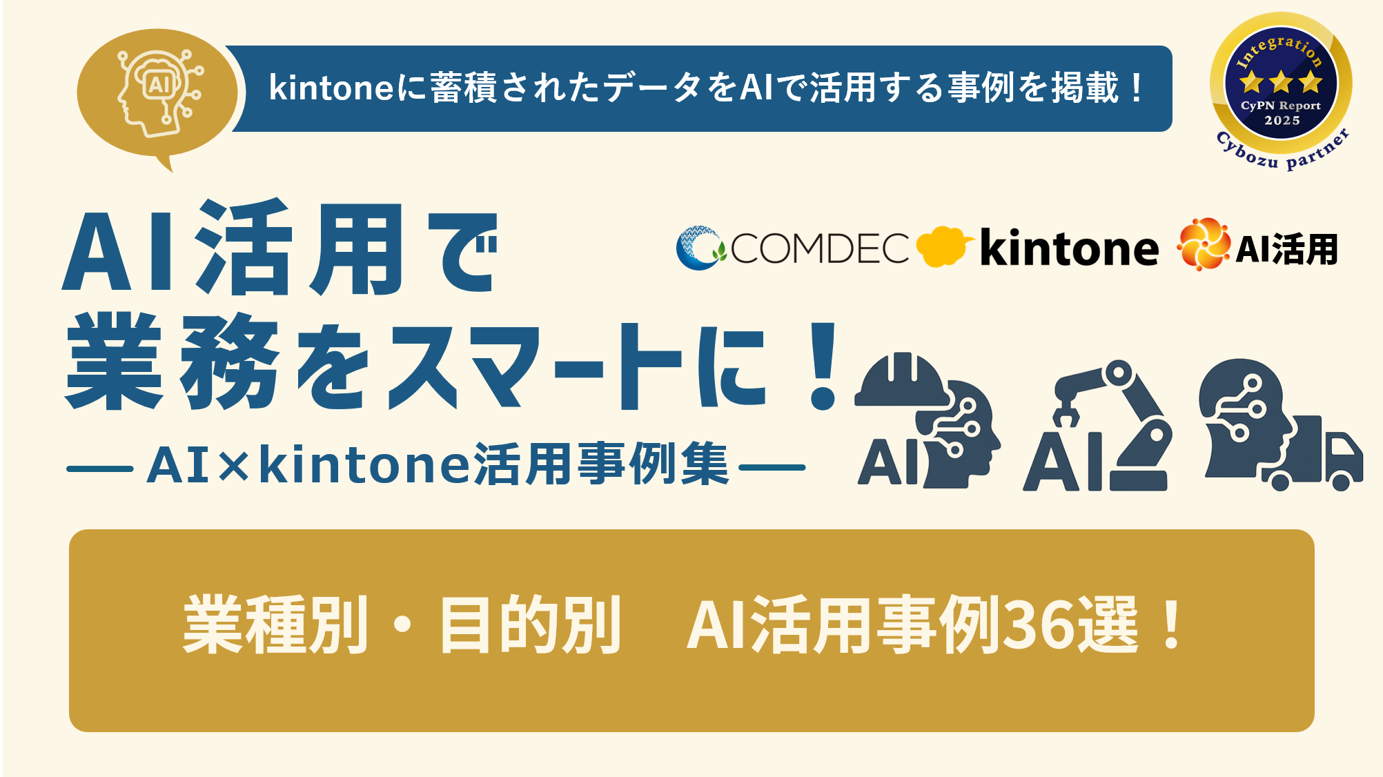 kintone × AI 事例集
