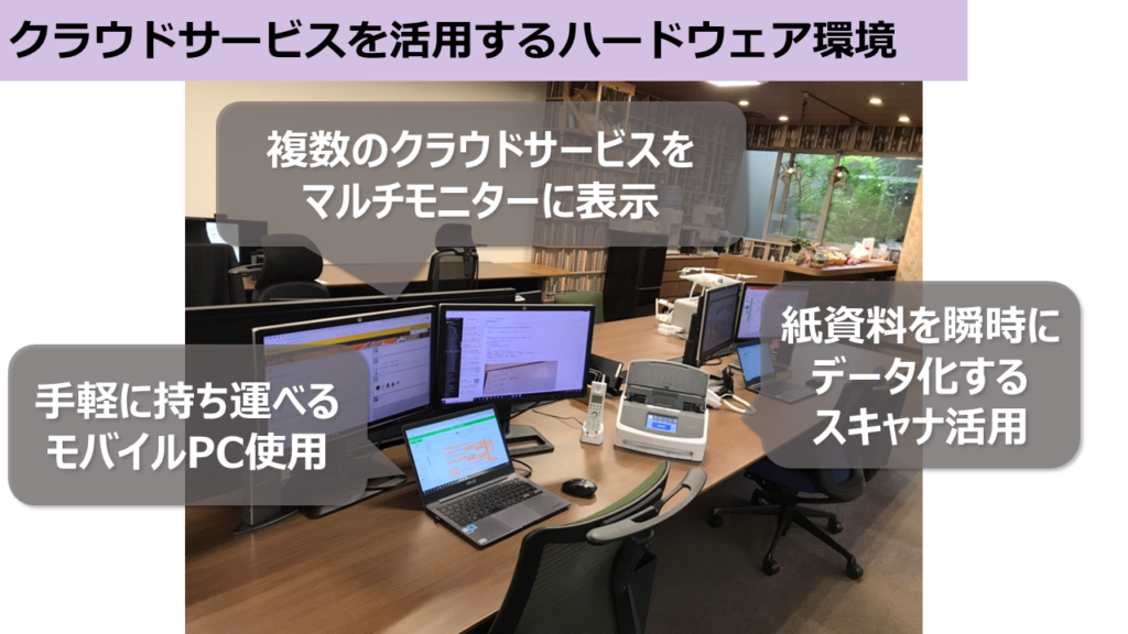 クラウドサービスを活用するハードウェア環境