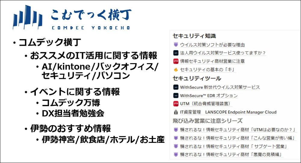 コムデック横丁