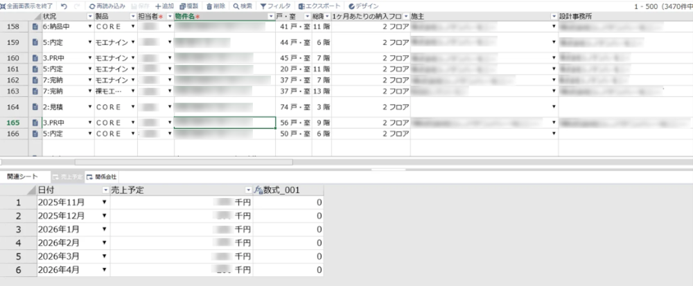 kintone 売上管理