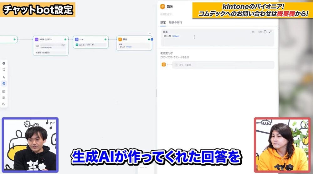 kintone チャットbot