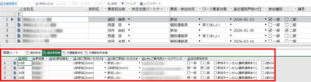 kintone 関連レコード 一覧に表示