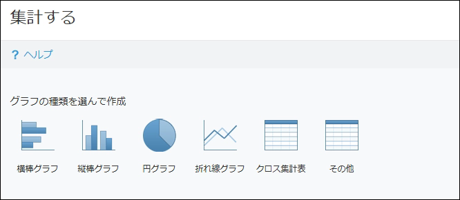 グラフの種類を選んで作成