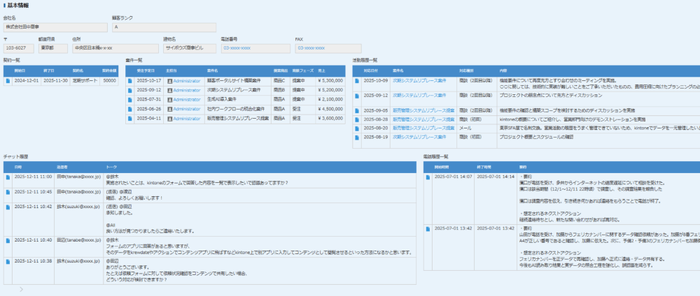 kintone CRM