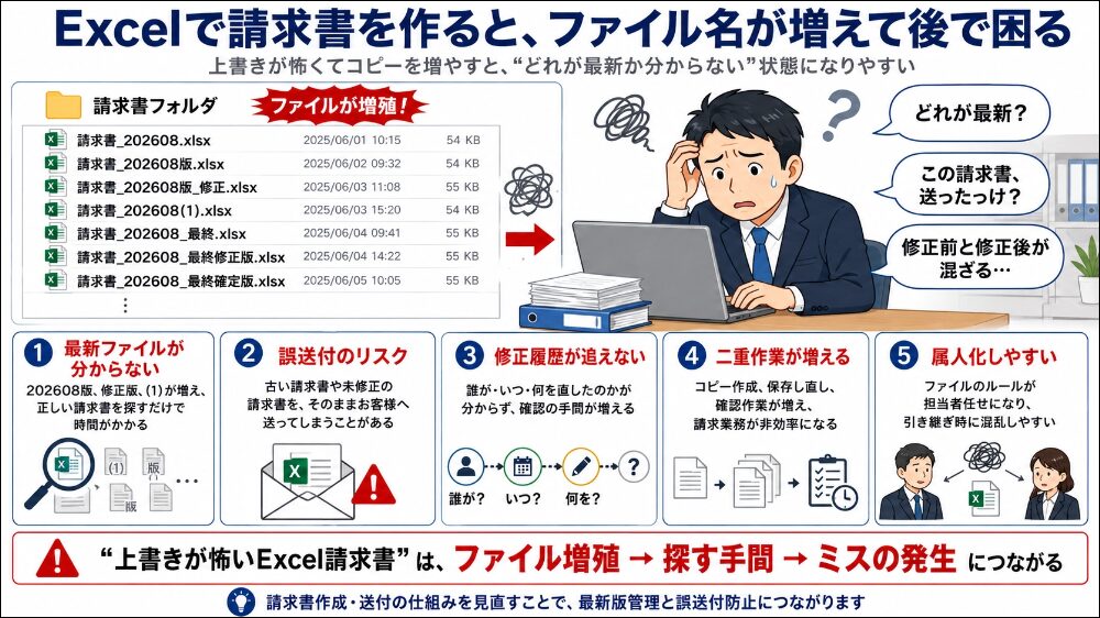 EXCEL請求書の業務