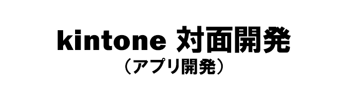 kintone 対面開発(アプリ開発)