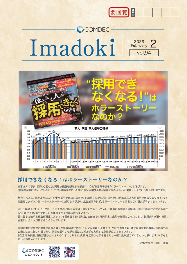コムデック　Imadoki2023年2月号