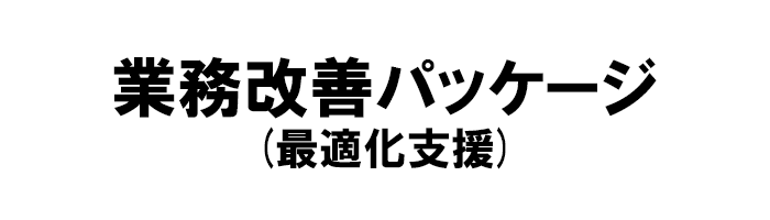 業務改善パッケージ(最適化支援)