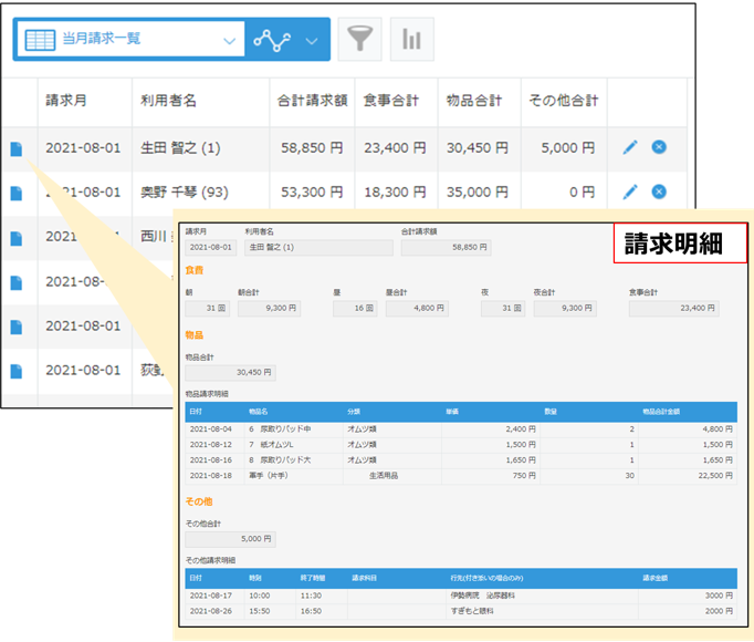 請求管理（売上請求管理）