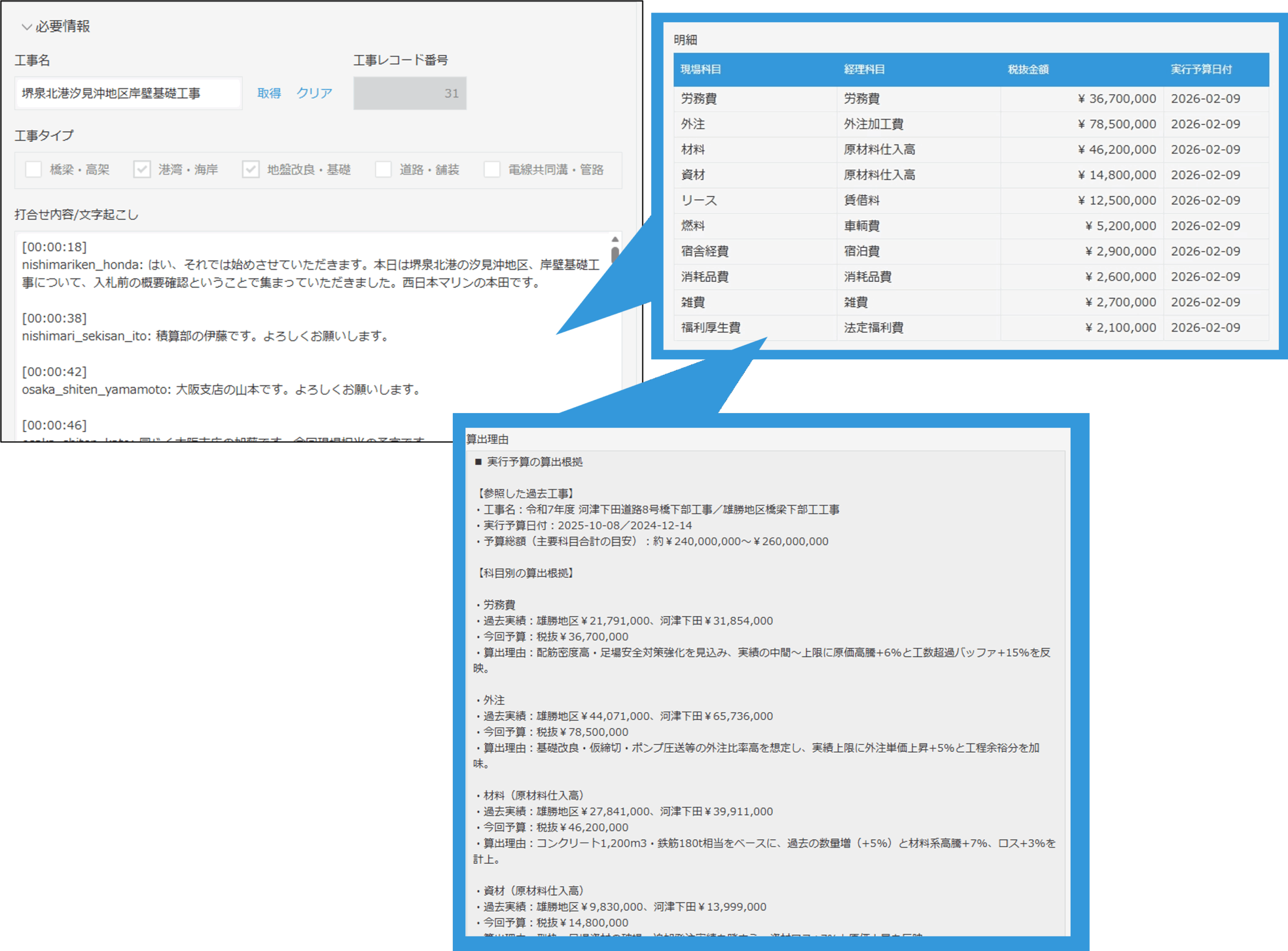 【建設業-AI】実行予算